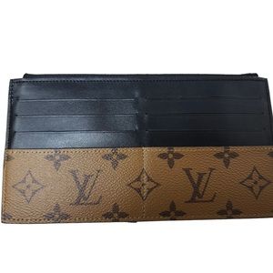 LOUIS VUITTON REVERSE SLIM PURSE WALLET